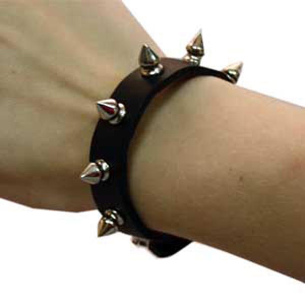 3/4" Spike Braclet Black