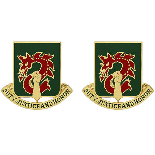 504th Military Police Battalion Unit Crest (Duty, Justice and Honor) Army Unit Crests