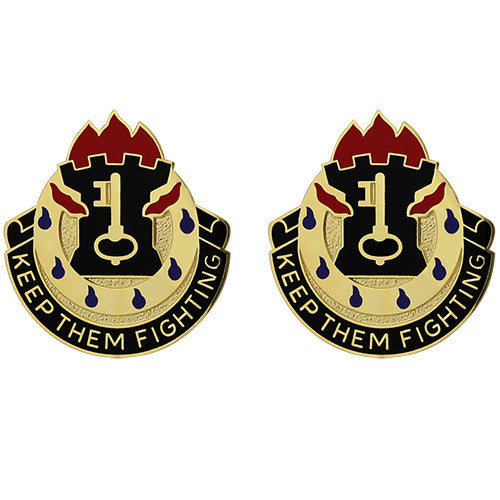 563rd Support Battalion Unit Crest (Keep Them Fighting) Army Unit Crests
