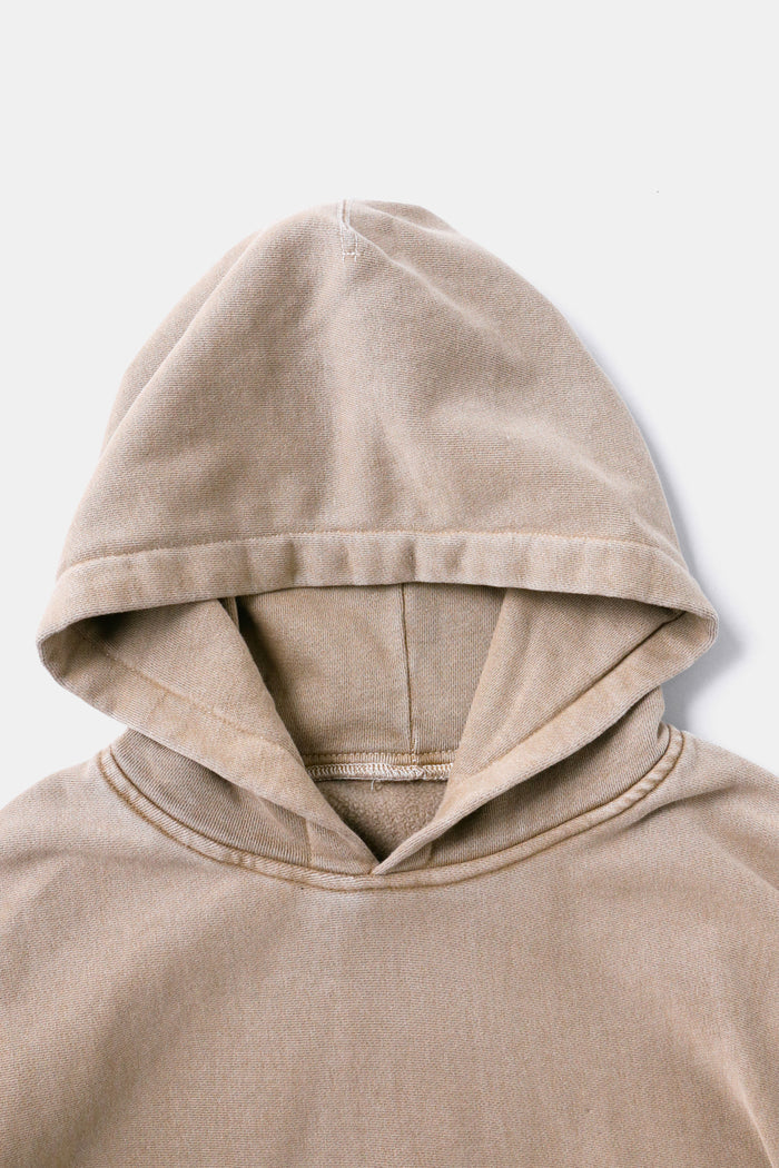 5GS Pigment Dyed Sweat Parka Brown