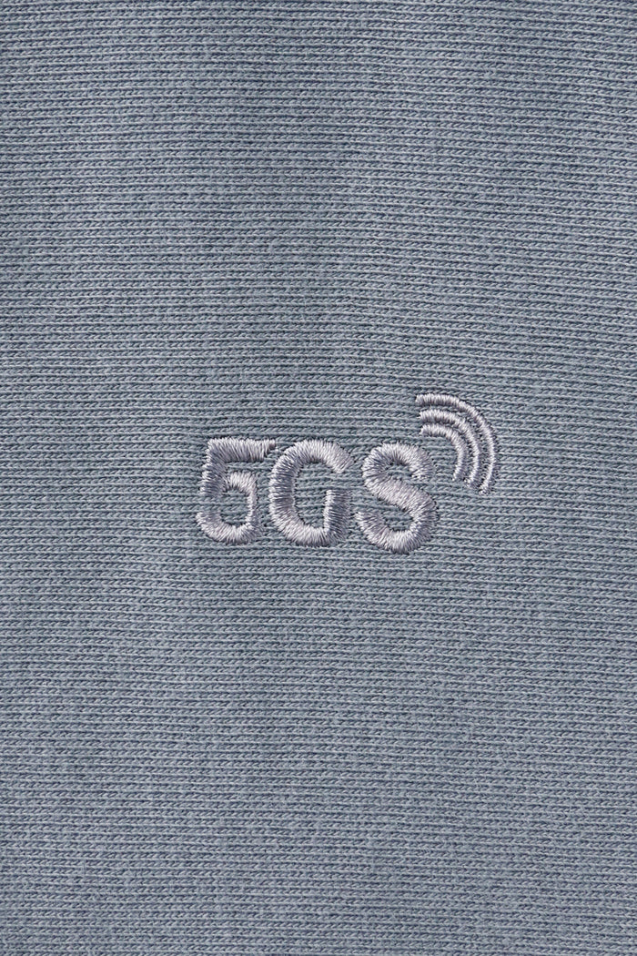 5GS Pigment Dyed Sweat Parka Gray