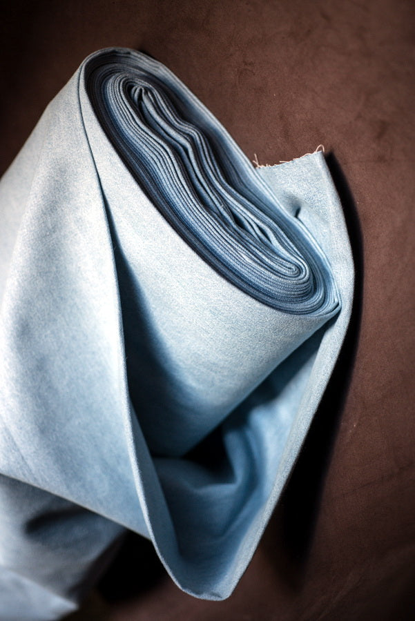 8oz Washed Cotton Denim Light -- Merchant + Mills