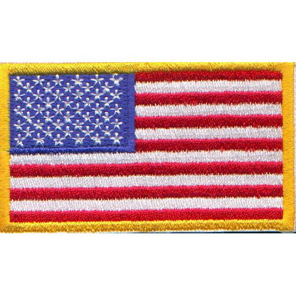 American Flag Patch 3 Inch x 5 Inch: Description
All patches feature a heat- sealed backing
