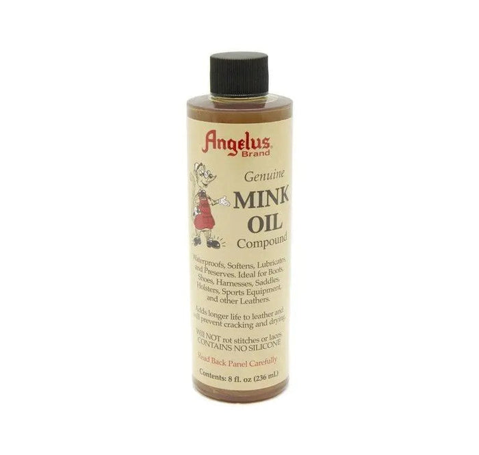 Angelus Mink Oil: Description
Mink oil has been used for years by many industries to condition and protect their leather