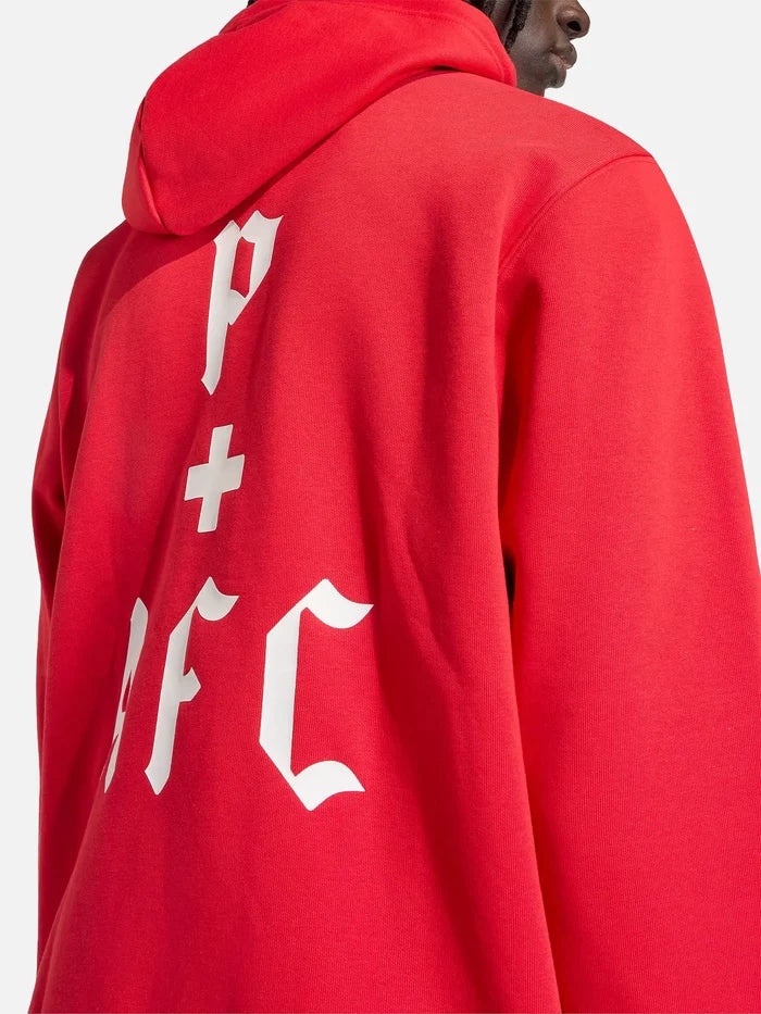 ADIDAS ORIGINALS Arsenal FC x Places+Faces Hoodie - Better Scarlet - Hoodies SWEATSHIRT