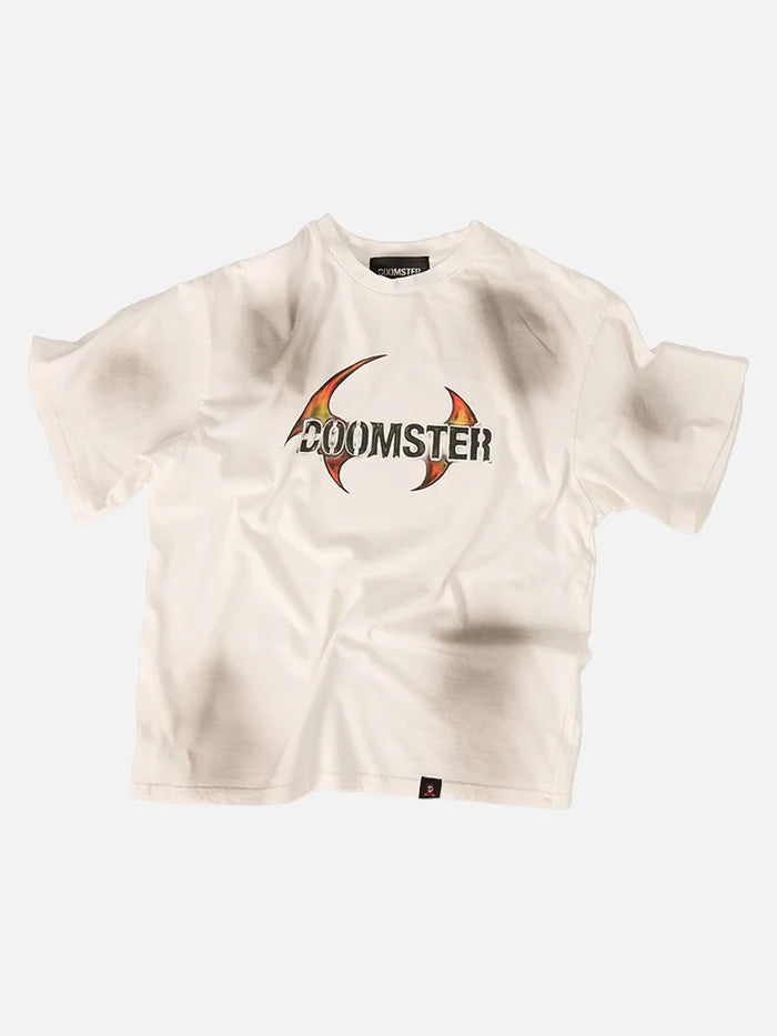 DOOMSTER Ash Tee - White - T-SHIRT