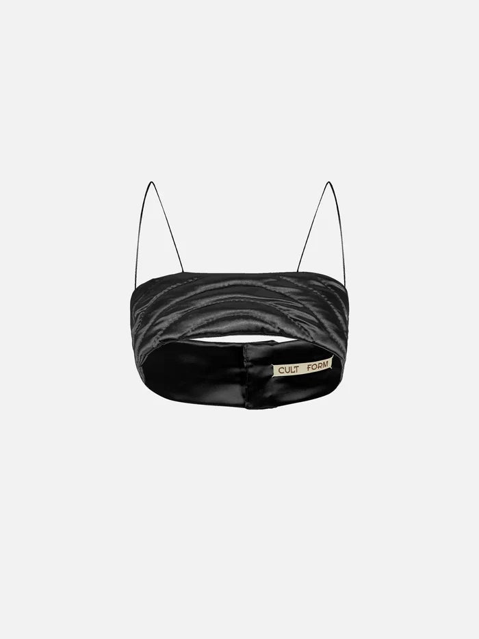 CULT FORM Black Yorgan Bra - Uncategorized BRALETTE