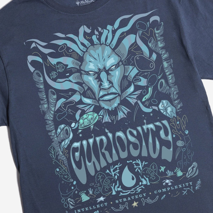 Blue Mana Oversized Grail Tee - Heroes & Villains-Magic: The Gathering-T-Shirt