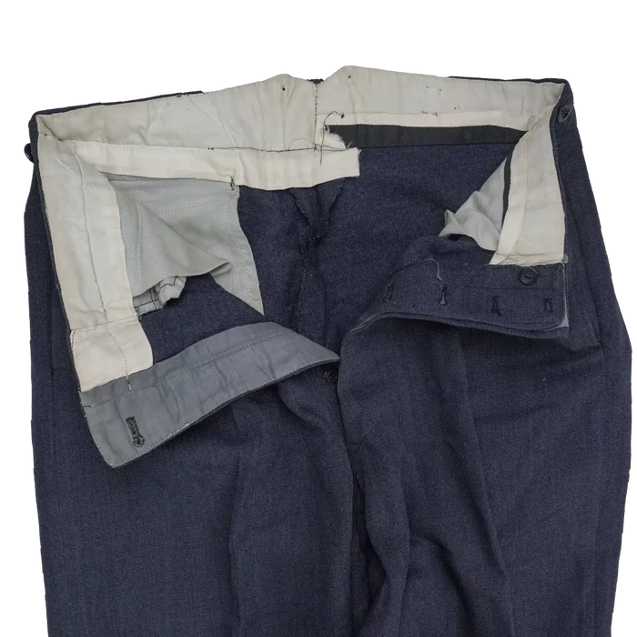 Blue Wool Service Dress Trousers - 84cm, Medium - US Air Force Surplus - Dress Trousers
