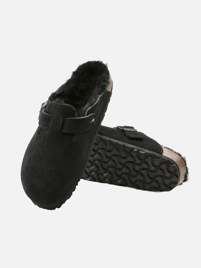 BIRKENSTOCK Boston VL Shearling "Black" - Uncategorized TERLİK