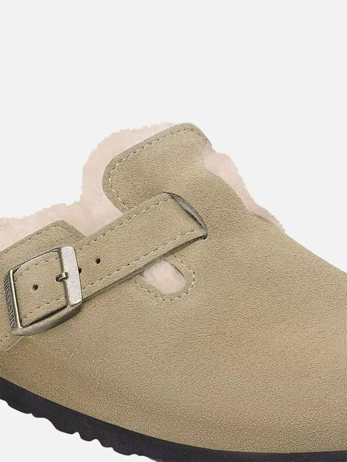 BIRKENSTOCK Boston VL Shearling "Taupe" - Uncategorized TERLİK