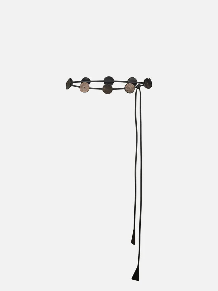 ANEMOIA Button Belt - Black/Brown - Uncategorized KEMER