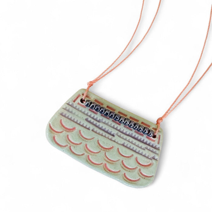 Ceramic Necklace in Pastels