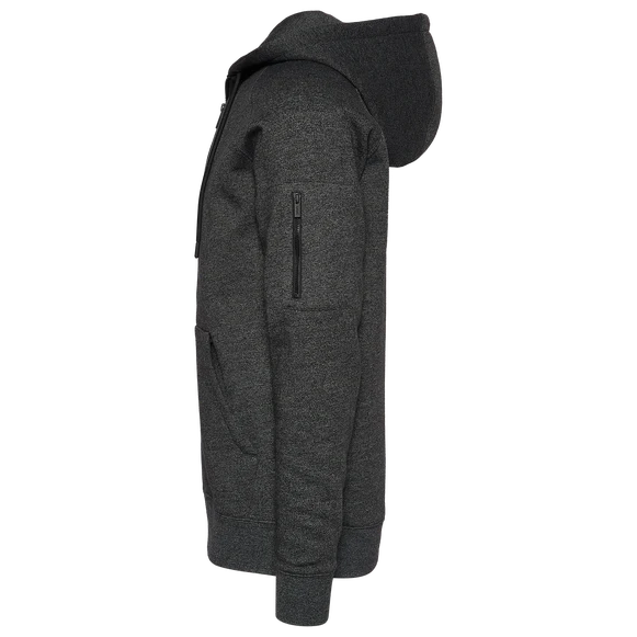 CSG Troupe Full-Zip Hoodie Heather Black