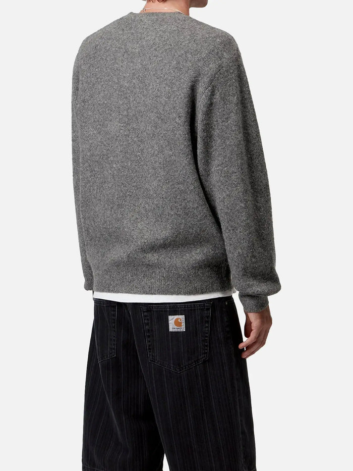 CARHARTT WIP Curtis Sweater - Tangled Graphite - Sweaters KAZAK