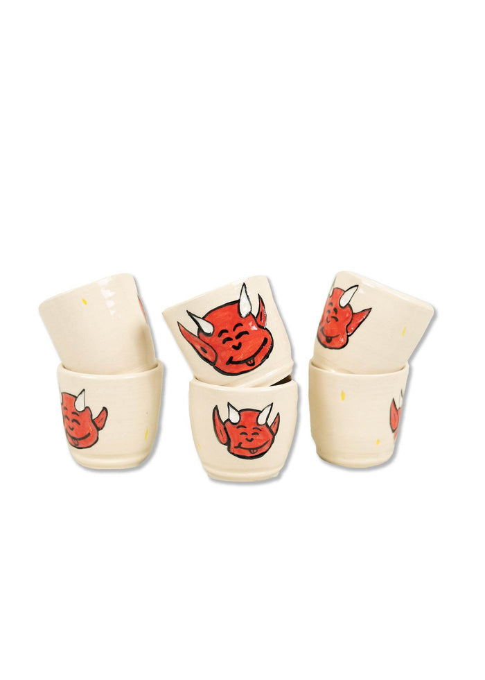 Danny D x INR: Happy Devil Cortado Cup - Iron & Resin