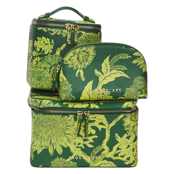 Delphine Small Vanity Case - Anise