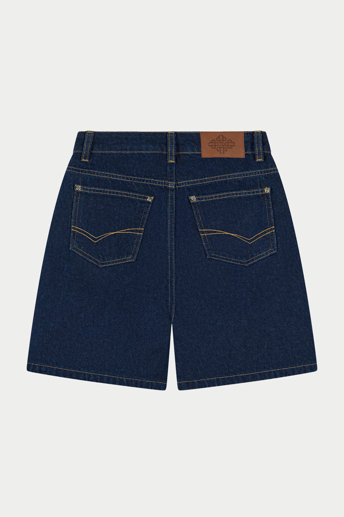 DENIM JORTS - INDIGO WASH