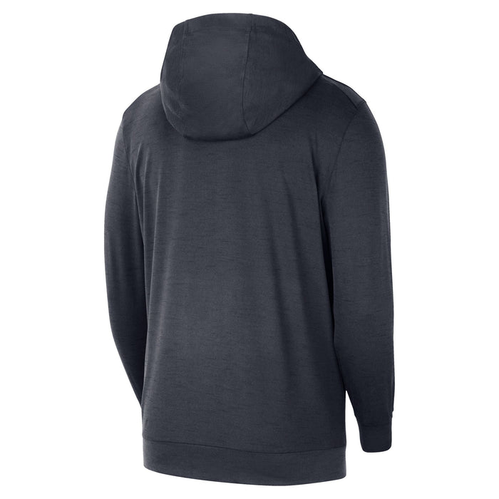 Back view black hoody