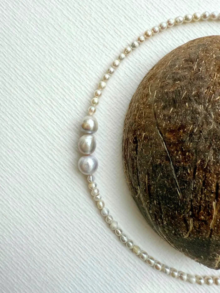 L'ATELIER DES PERLES Douceur Barok İncili Gümüş Kolye - Necklaces KOLYE