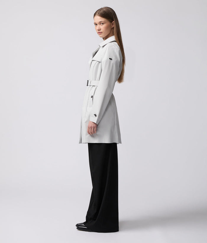 Elegant Mid-Length Trench Coat
