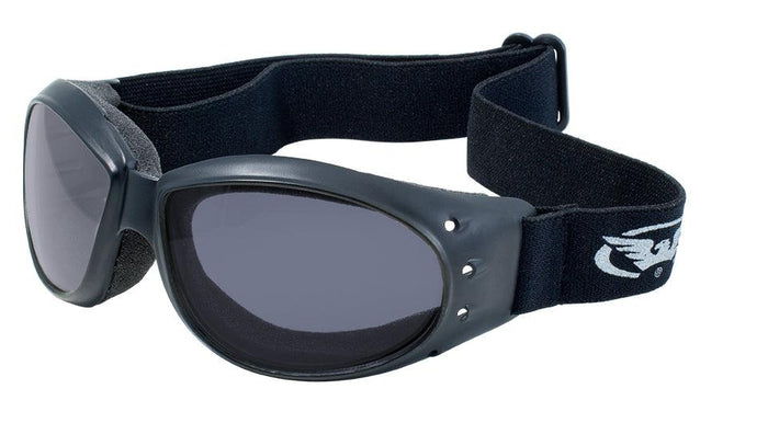 Eliminator Smoked Goggles: Features:
Shatterproof Polycarbonate Lenses
UV400 Filter for Maximum UV Protection
Scratch Resista