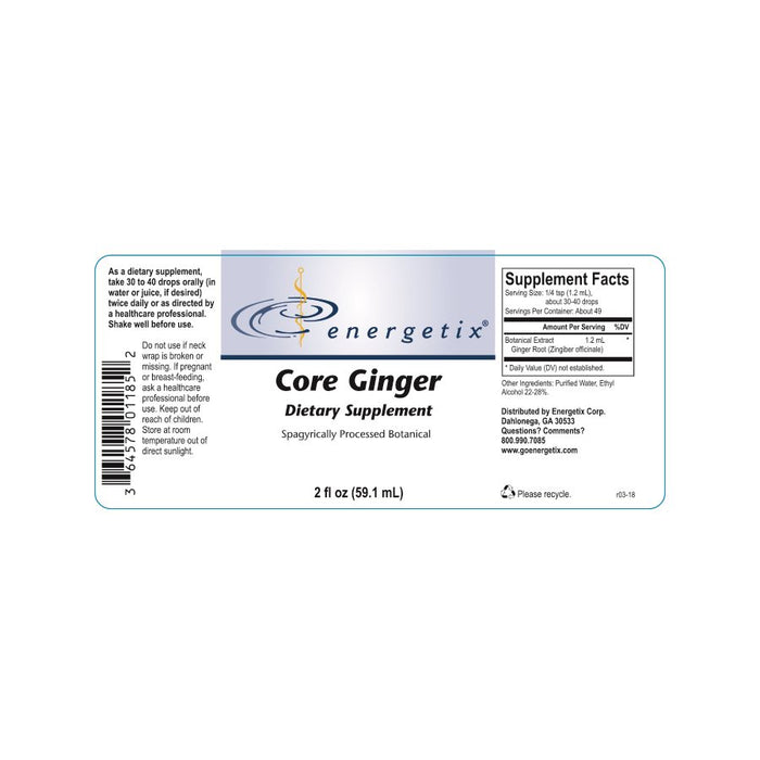 Energetix Core Ginger Liquid 2