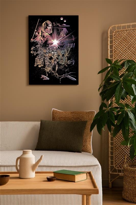 Episode IV – A New Hope Canvas Print - Heroes & Villains-Star Wars-Wall Decor