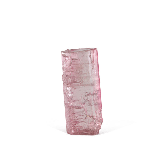 Etched Pink Tourmaline 30.5 Carat Natural Gem Crystal | Rubellite Terminated Specimen from Brazil