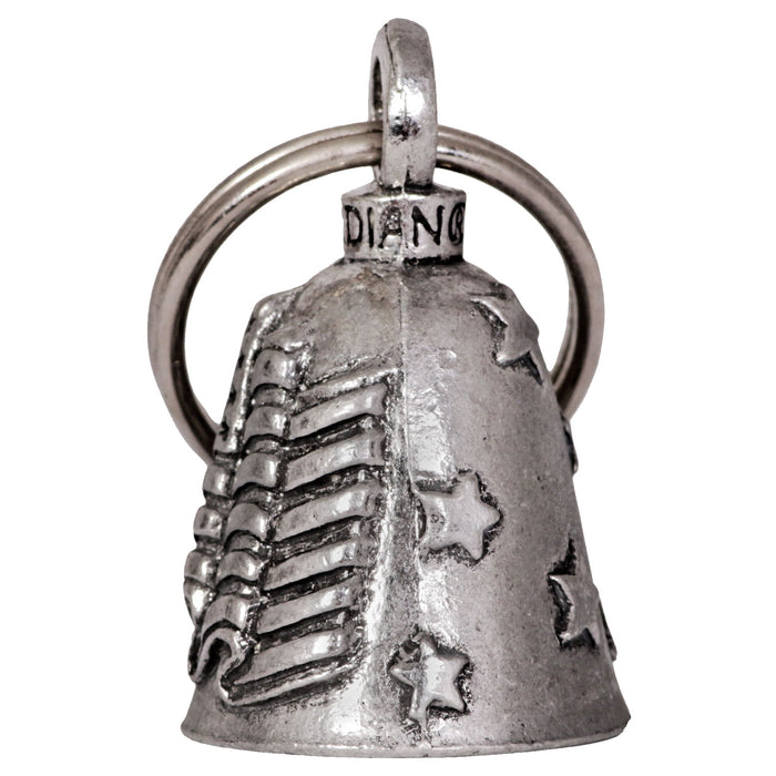 Flag Legend Guardian Bell: Description
Old Glory Guardian Bell -Protects bikers from evil road spirits and demons! A complete