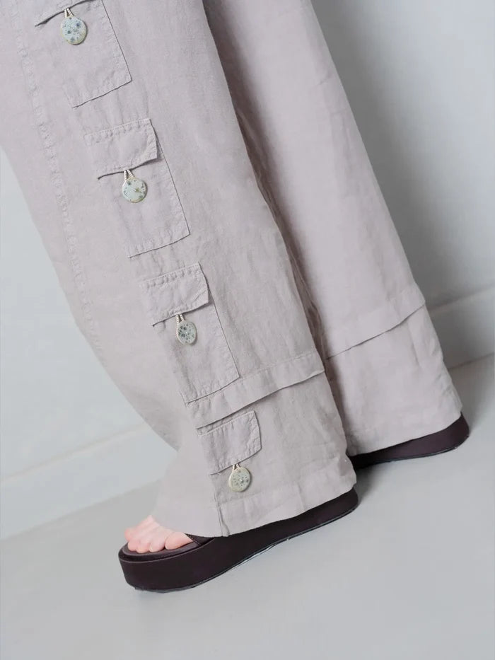 ANEMOIA Isla Pants - Grey - Uncategorized PANTOLON