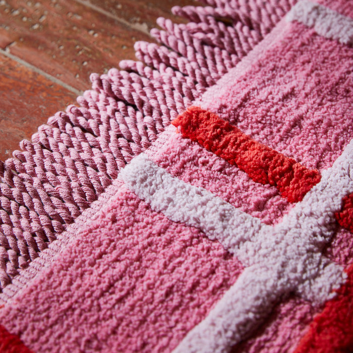 Karina Bath Mat - Rosewood