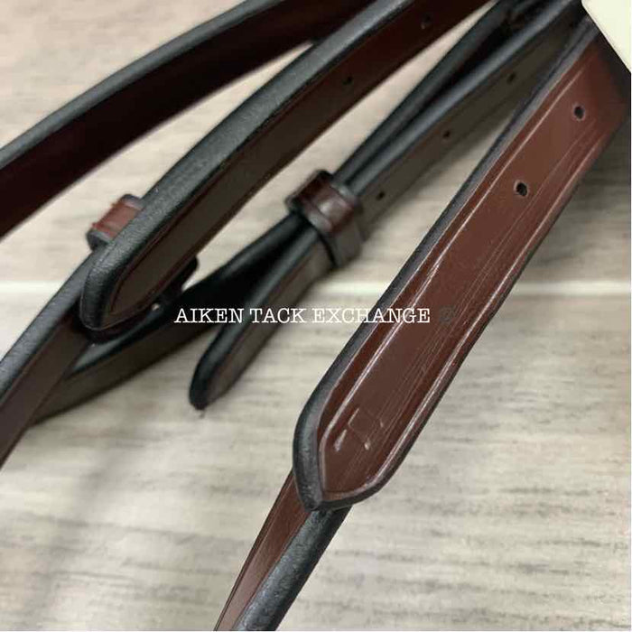 KL Select Red Barn Arena Ergonomic Weymouth Dressage Bridle, Brown, Size Full