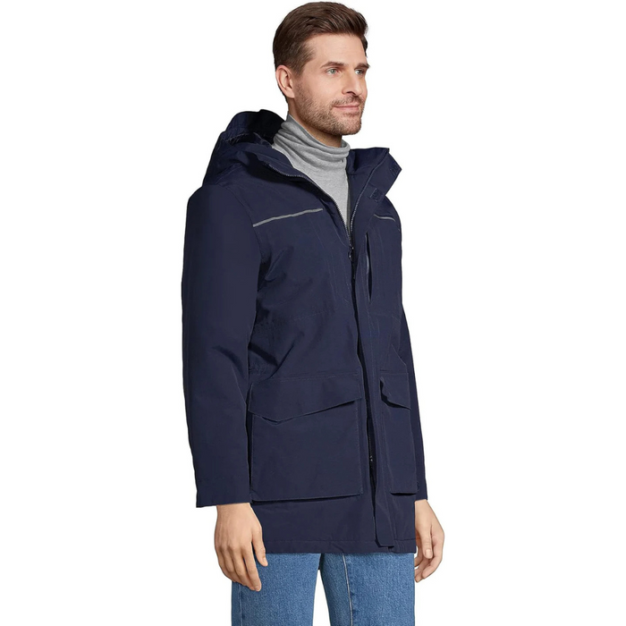 Lands’ End Men’s Squall Hooded Jacket – 519498