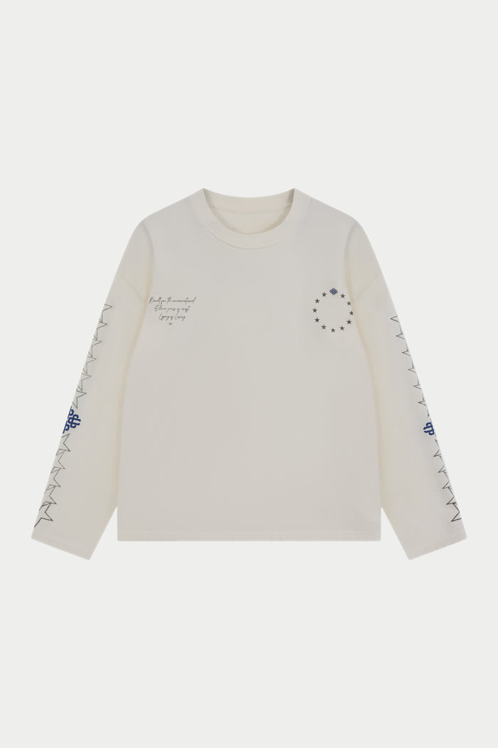 LEGACY GRAPHIC LONG SLEEVE T-SHIRT - WHITE