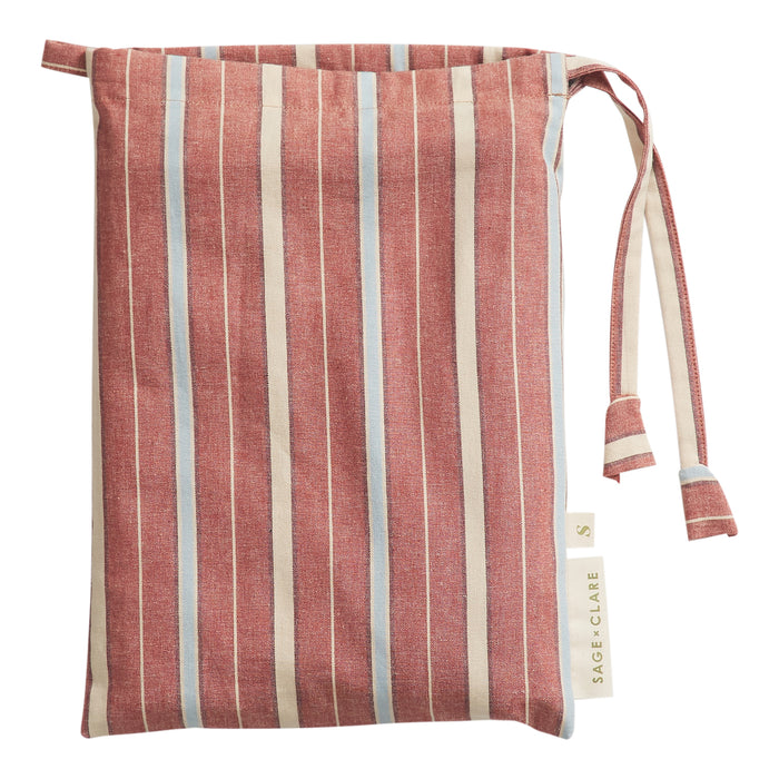 Leon Cotton Euro Pillowcase Set - Burnt Sienna