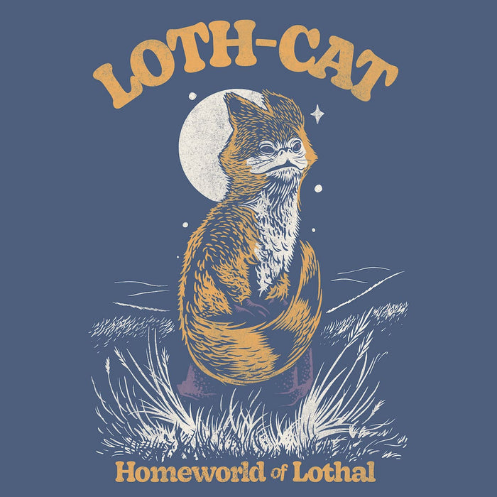 Loth Cat Stamp Zine Vintage Soft Tee - Heroes & Villains-Star Wars-T-Shirt