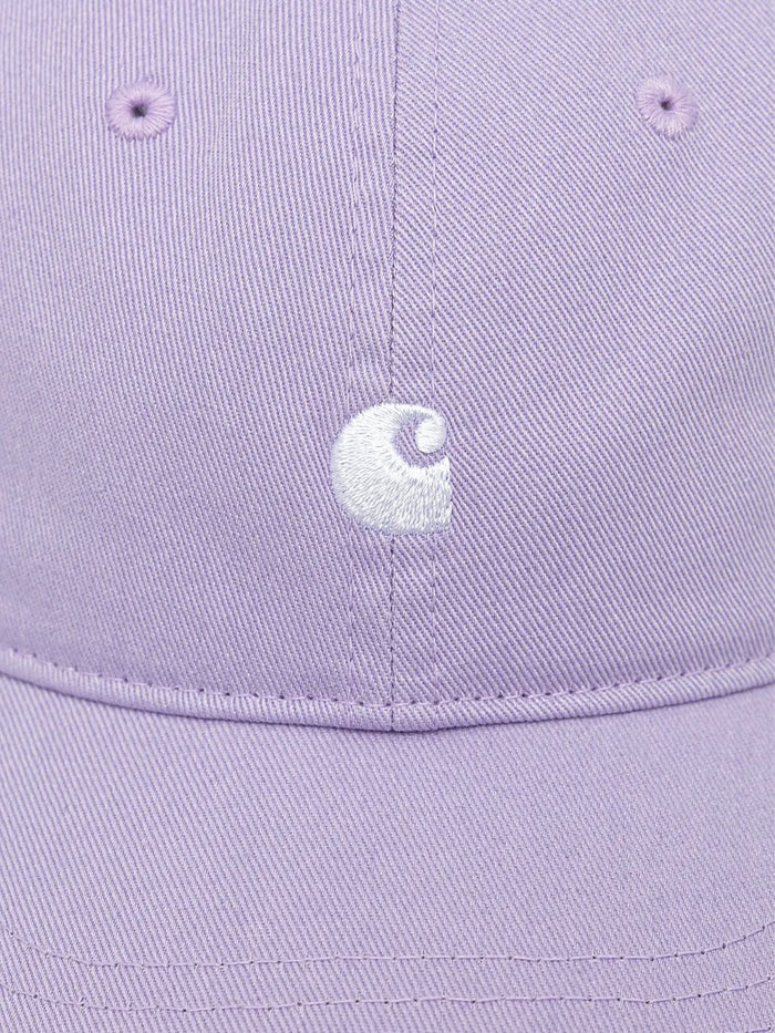 CARHARTT WIP Madison Logo Cap - Pink Fog/White - Uncategorized ŞAPKA