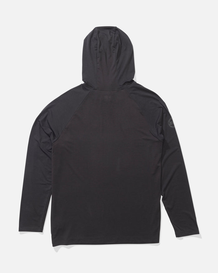Mariner Hood Tech Tee - Charcoal