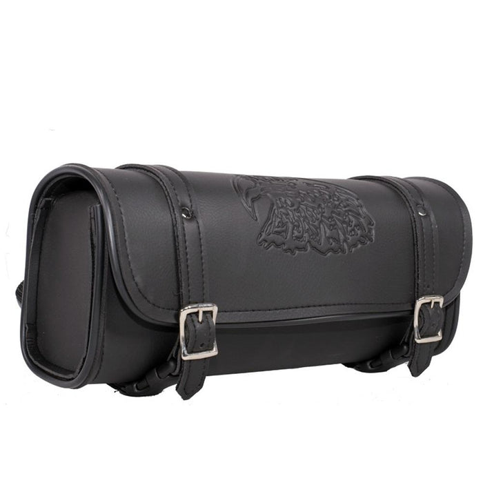 MC Tool Bag WIth Eagle 12-Inch: Features:
Universal Fitting
Fine Quality PVC
2 Roller buckle straps to make it easy to strap
