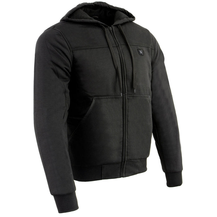 Men's Heated Fleece Hoodie: Features:
Durable Material – Cotton Exterior with Thermal Inside Lining, Knit Cuff and Waistband