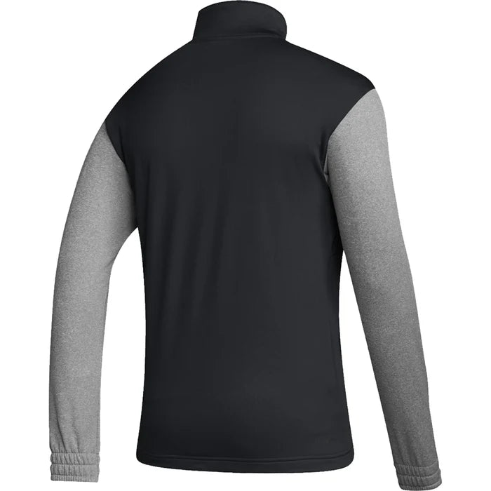 Adidas Men's Team 1/4 Zip Running Hoodie – Black HI3068