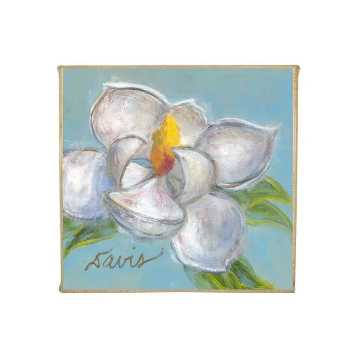 "Modern Magnolia" Fine Art Reproduction 4x4 - 318 Art & Frame