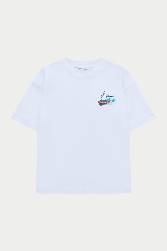 MONACO WITH LOVE GRAPHIC T-SHIRT - WHITE