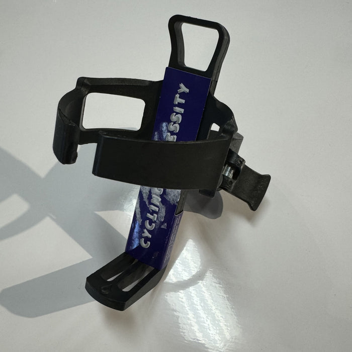 Motorcycle Water Holder: Very convenient and inexpensive way to hold your beverage can, bottle, cup etc