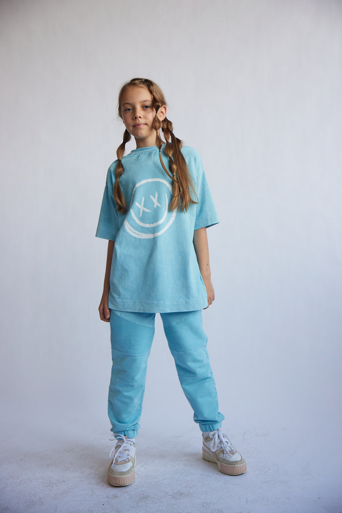 Minikid Panel Pants Blue Sky