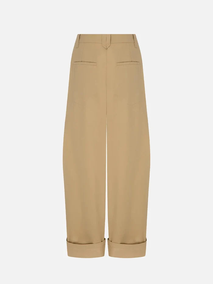 RE2MC Pileli Pantolon - Bej - Trousers PANTOLON