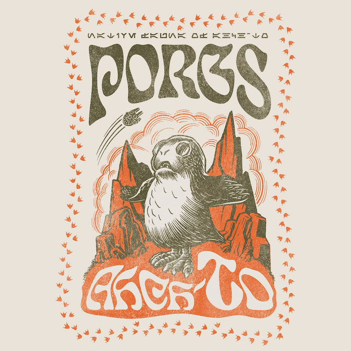 Porgs Stamp Zine Vintage Soft Tee - Heroes & Villains-Star Wars-T-Shirt