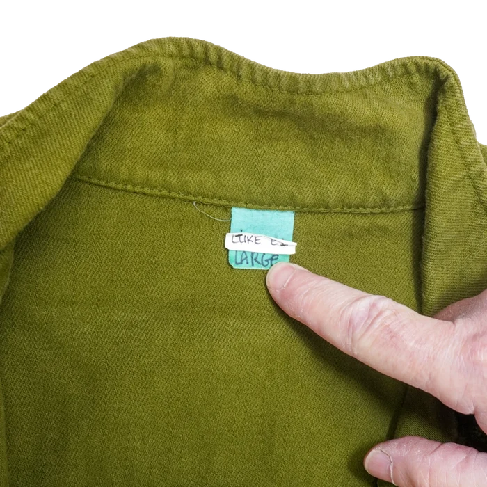 Production Made Olive Coveralls - Large, Item 1 - Film Production Used - Overalls