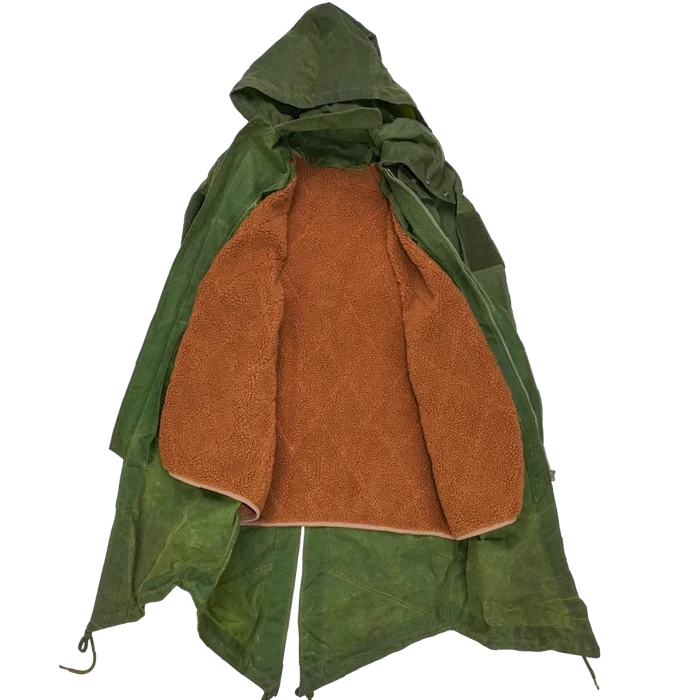 Production Made Olive Parka with Liner - Medium, Item 2 - Film Production Used - Parkas